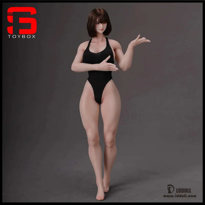In Voorraad LDDOLL 1/6 Vrouwelijke Spier Naadloze Lichaam 29 cm Super Flexibele Action Figure Body Fit Soldaat OB Kimi Speelgoed HT Head Sculpt