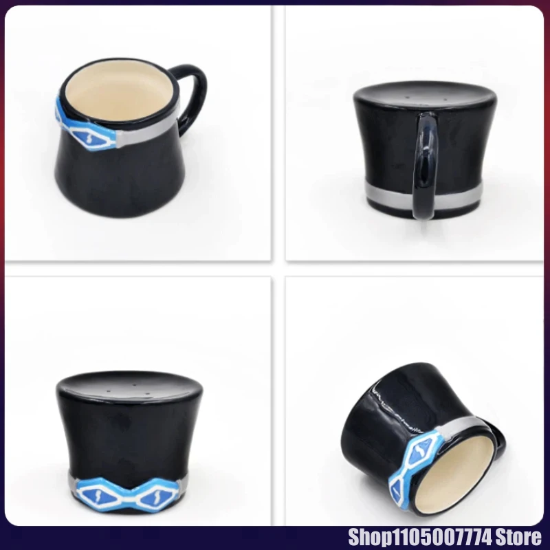 جديد قطعة واحدة القدح كوب ماء المروحية عيد الميلاد الإصدار. D.Law Three Brothers Hat على شكل فنجان القهوة أنيمي ايس سابو ألعاب سيراميك هدايا #4