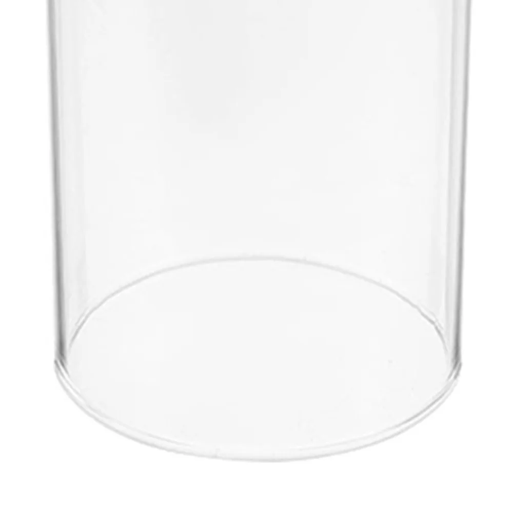 2Pcs Transparent Glass Cloche Holders Desktop Decorative Cover Elegant Style for Home Office Party Wedding Accessories