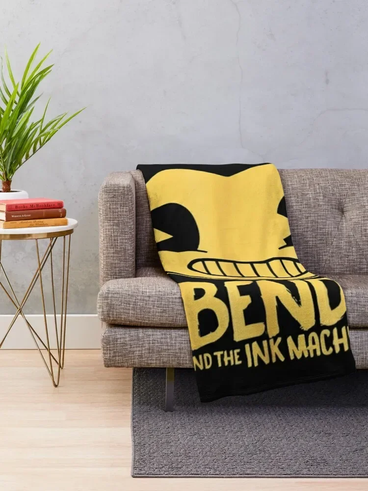 Bendy-Ink-Machine- T-Shirt Throw Blanket Designers Picnic Decoratives Luxury St Blankets