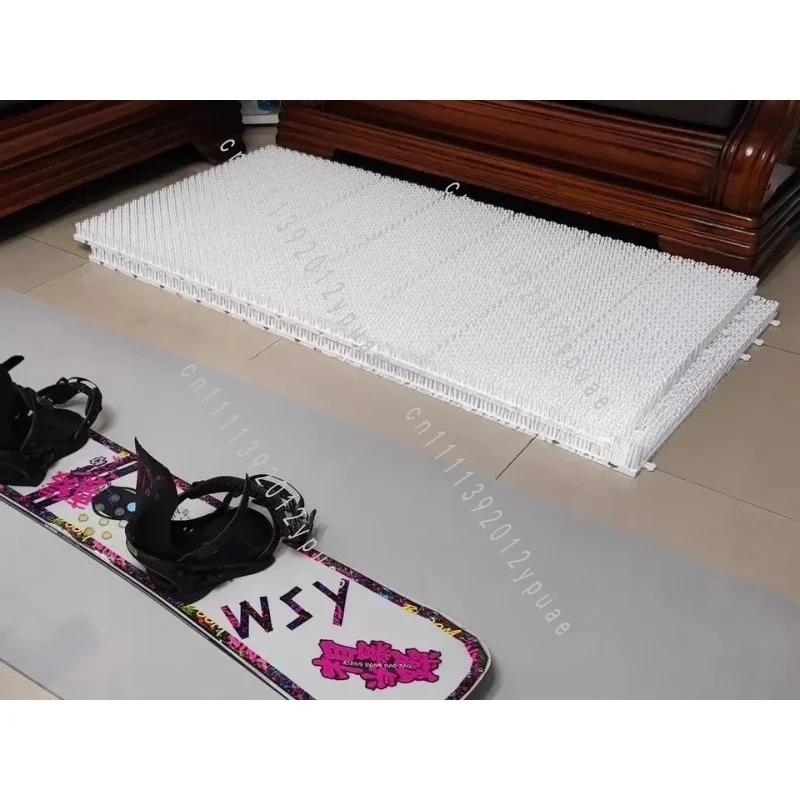 Faltbare Skimatte 2m×2m /1m Breite Ski-Snowboard Indoor-Trainingsboard 25/50 Stück Ski-Übungszubehör