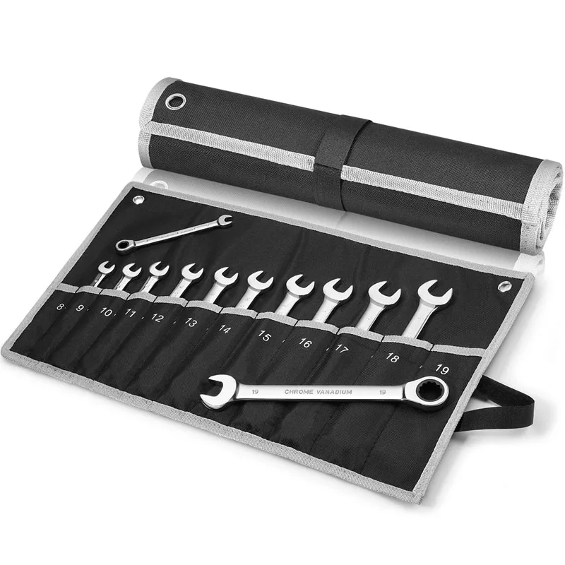 Set di chiavi Set di chiavi a cricchetto Set di chiavi combinate metriche Set di utensili a mano a cricchetto chiavi a chiave universali strumento di riparazione auto