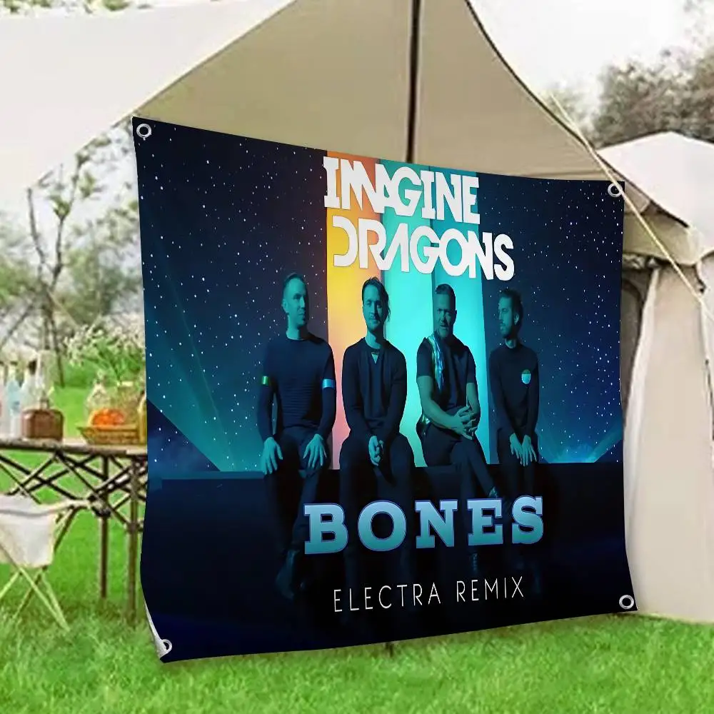 Popular Band I-Imagine D-Dragons Advanced Printing Commercial Advertising Flag Company Party Banner