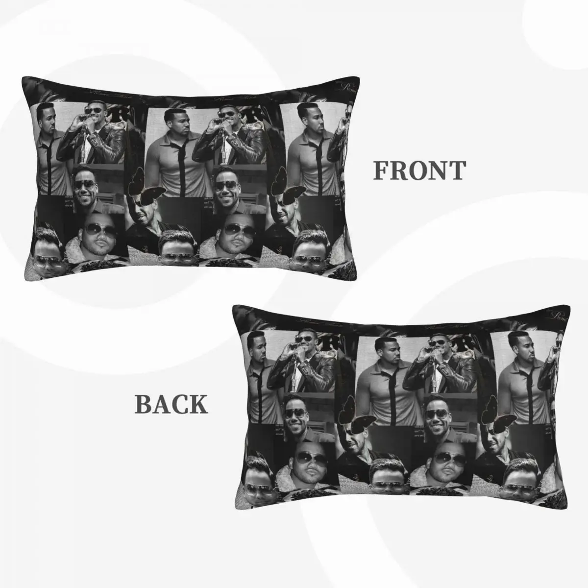 Latin Singer Romeo Santos Rectangle Pillowcase Cushion Cover Decor Bedroom Bed Home Comfort Throw Pillow