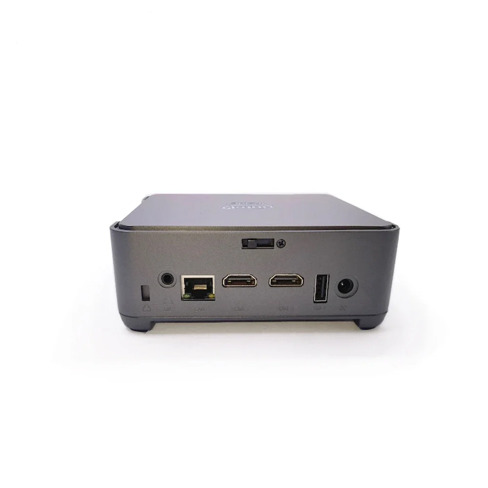 Mini PC GK3V Intel Celeron J4125 Quad Core DDR4 8GB 128GB Windows 11 Desktop with HD VGA Port 1000M LAN BT4.2