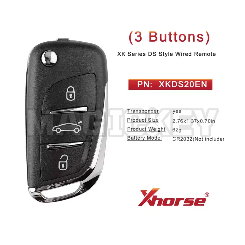 1pcs Xhorse XK Wire Remote Key XKB528EN XKB510EN XKLEX0EN XKDS20EN XKA620EN XKBU21EN XKHY00EN XKGMJ1EN for Mini Key Tool/VVDI2
