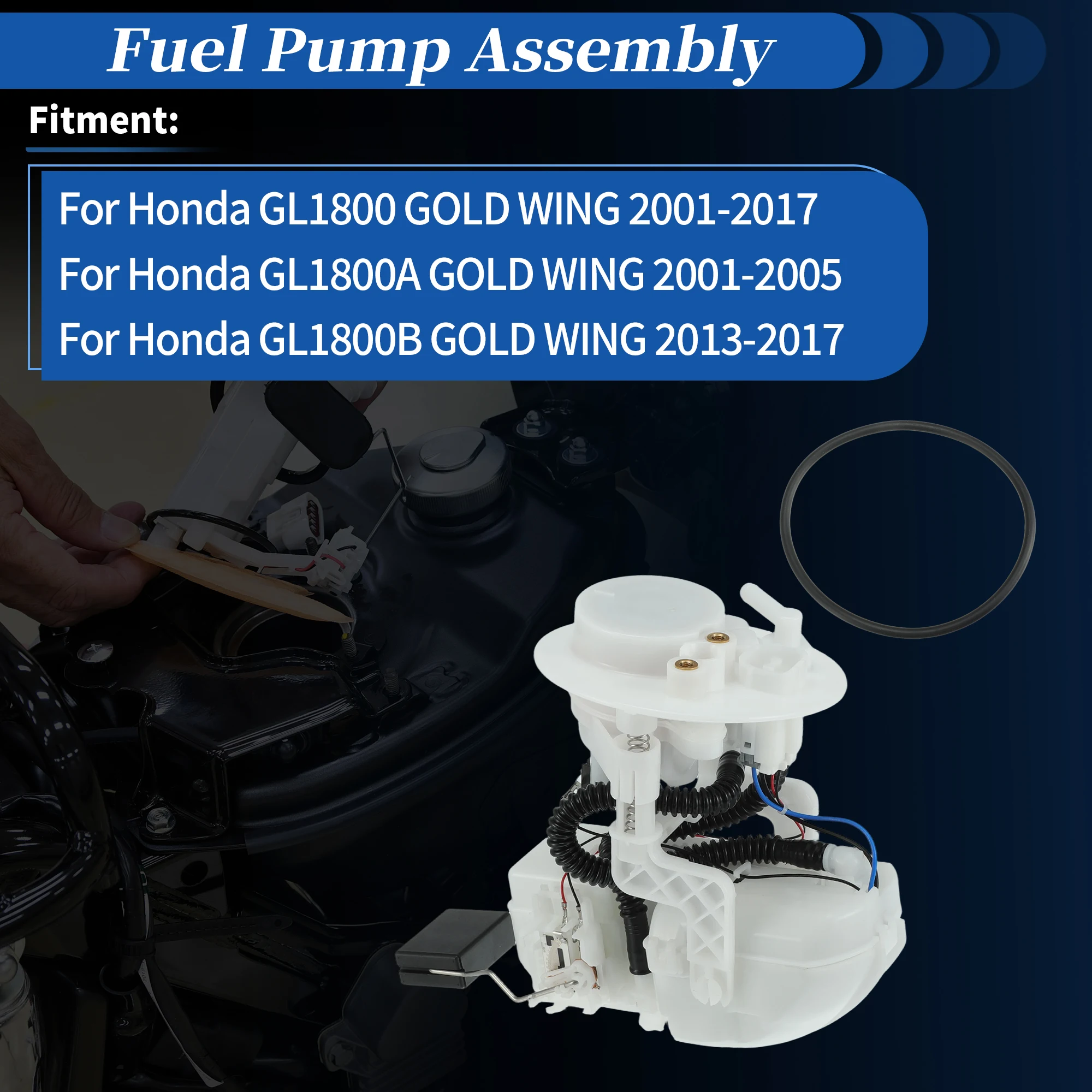 X Autohaux Fuel Pump For Honda Gold Wing GL1800 2001-2017 GL1800B 2013-2017 GL1800A 01-05