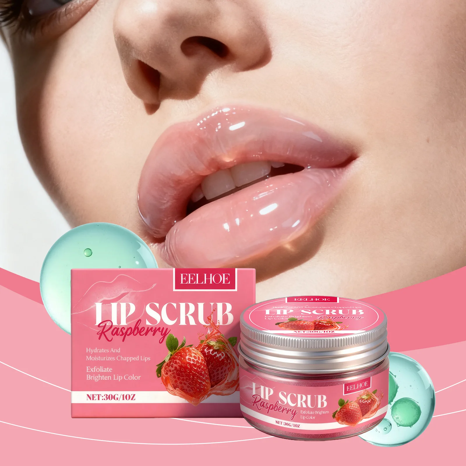 

Скраб для губ для ежедневного увлажнения, придающий естественный объем и сияние, делающий кожу губ мягкой, эластичной, увлажненной и нелипкой.