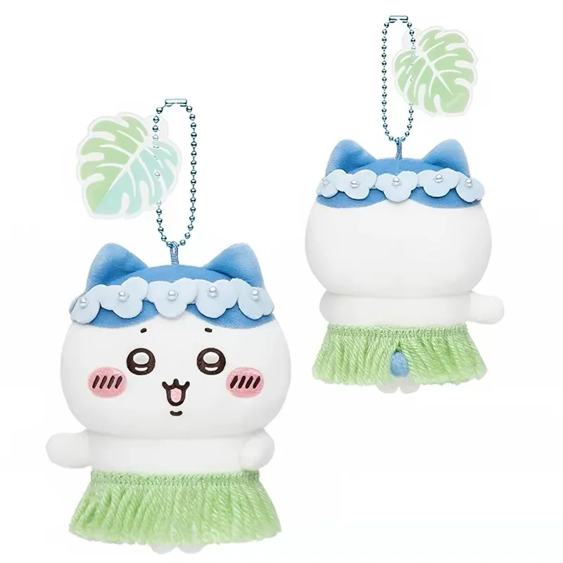 New Chiikawa Flower Wreath Grass Skirt Series Pplush Toys Cute Cartoon Doll Usagi Hachiware Backpack Decoration Accessories