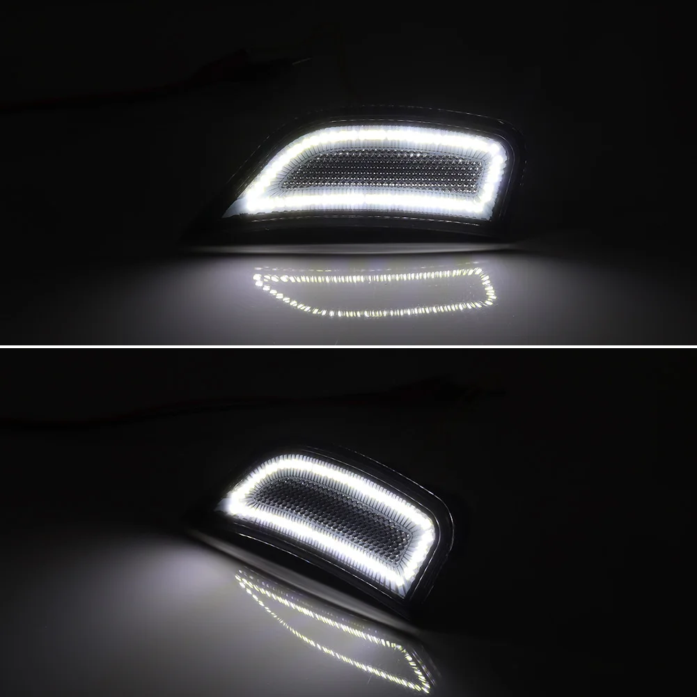 2 pces luzes de marcador laterais do arco da roda dianteira do carro para chevy suburban/tahoe, gmc yukon, para cadillac escalade esv luz de estacionamento, 21-2023