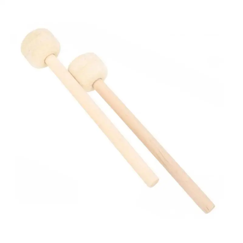 Mazos tambor antideslizantes 652F, palo percusión con madera, mazos banda marcha, baquetas con cabeza