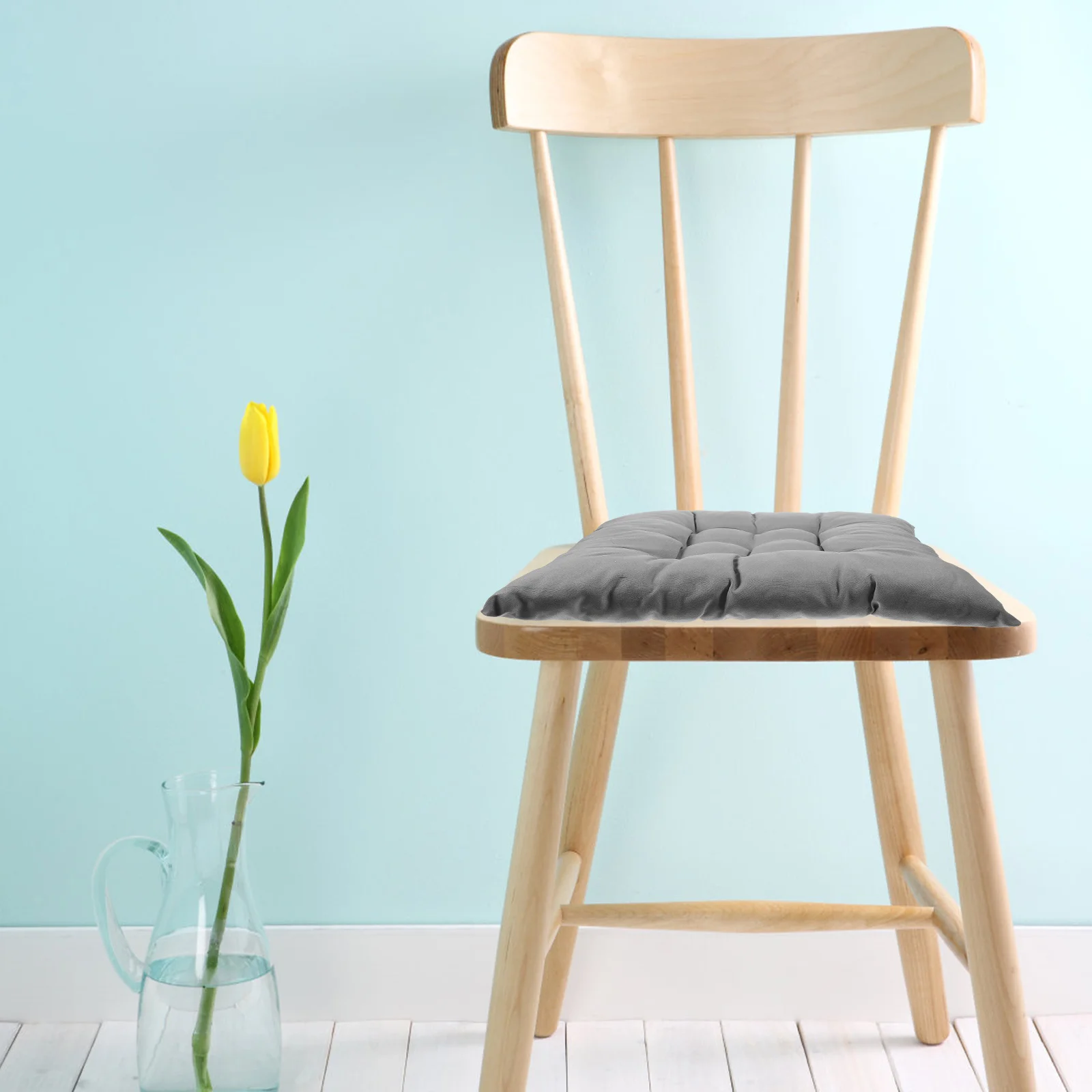 

Soft Square Chair Cushion For Office Home Car Waterproof Breathable Seat Cushion Replacement Reusable Comfortable