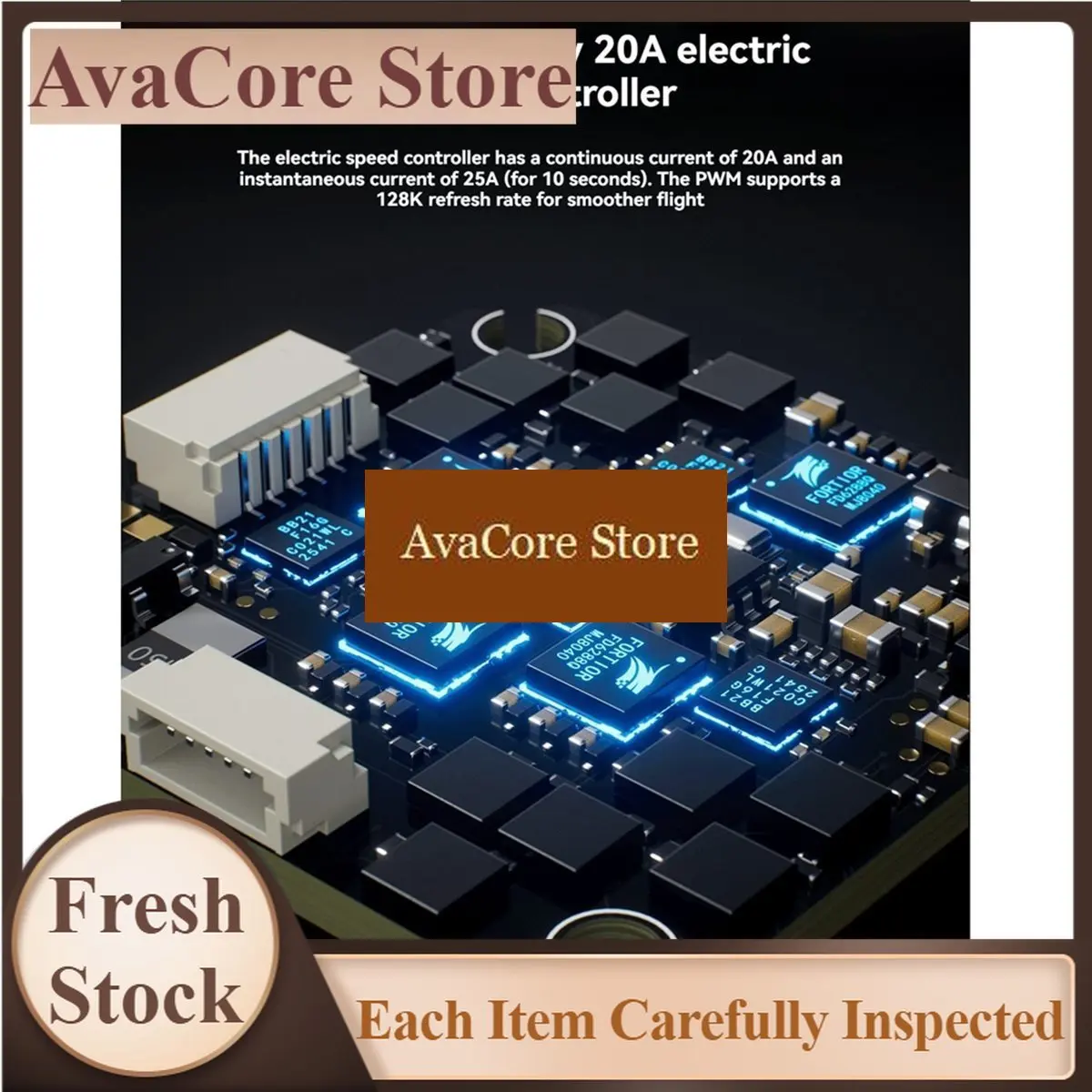 AvaCorePromotion TAKER F405  Flight Controller Bluejay 20A 2-4S ESC Integrated Elrs 2.4G Receiver DIY RC FPV Quadcopter Drone