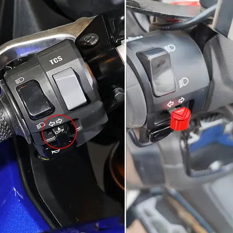 होंडा NX500 NX400 2025 रिबेल 1100 रिबेल 500 250 CMX500 CMX1100 CL500 सीएनसी मोटरसाइकिल स्विच बटन टर्न सिग्नल स्विच कीकैप के लिए 8 best sales विद्रोही 250 - №8