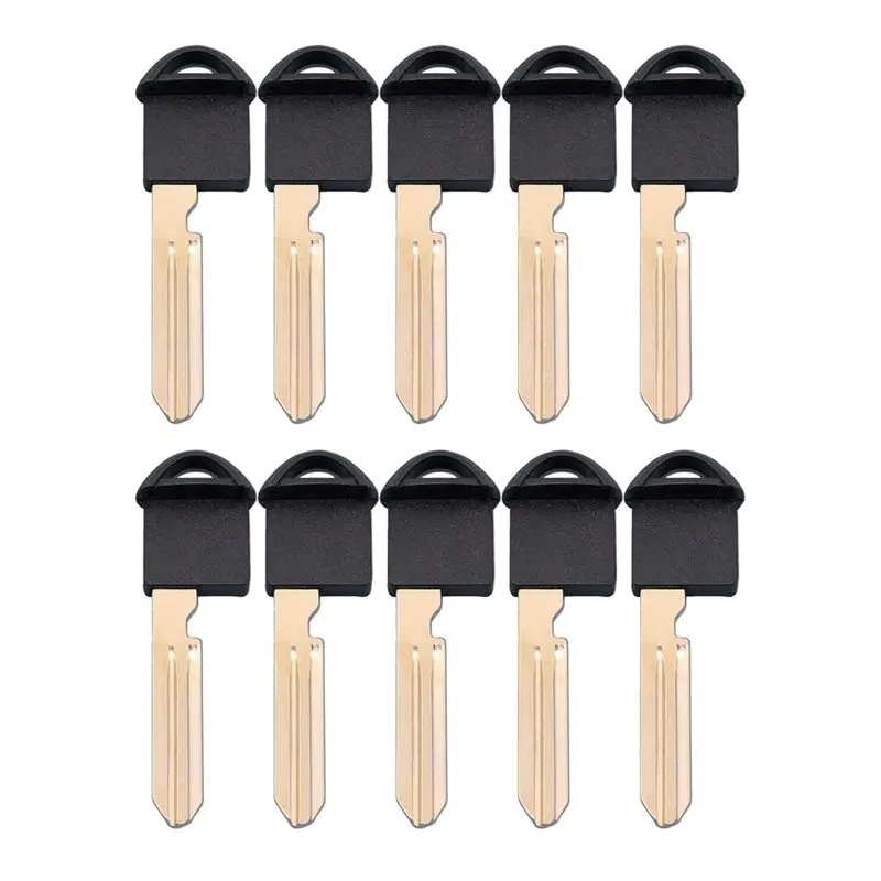 New-Cube Maxima For Nissan Altima Pathfinder Rogue Emergency Insert Smart Small Mechanical Key 10Pcs Replacement Spare Key