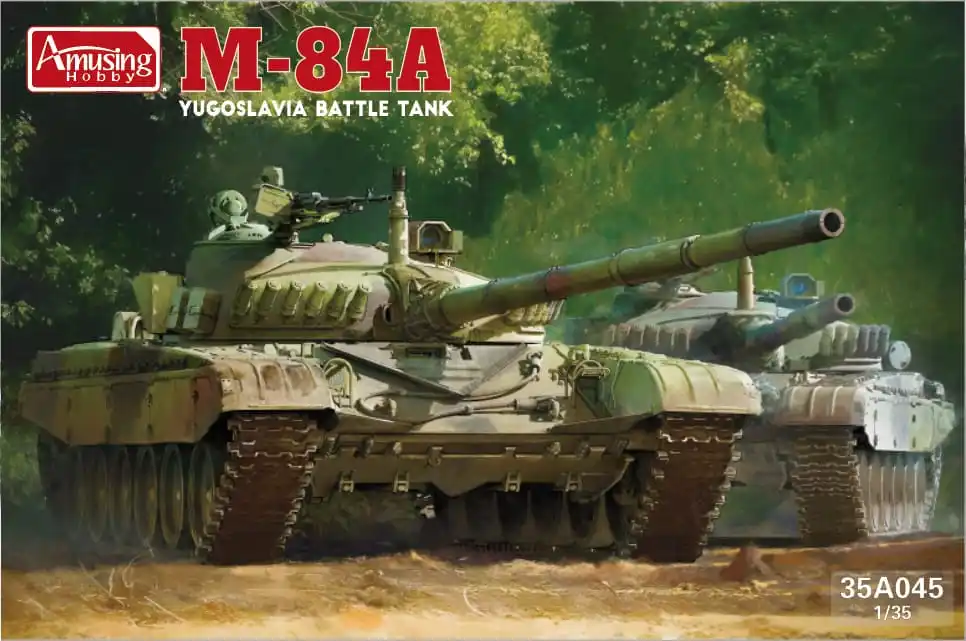 

Забавный хобби, сборка танка, масштабная модель, комплект 35A045 M-84A, Югославия, главный боевой танк 1/35