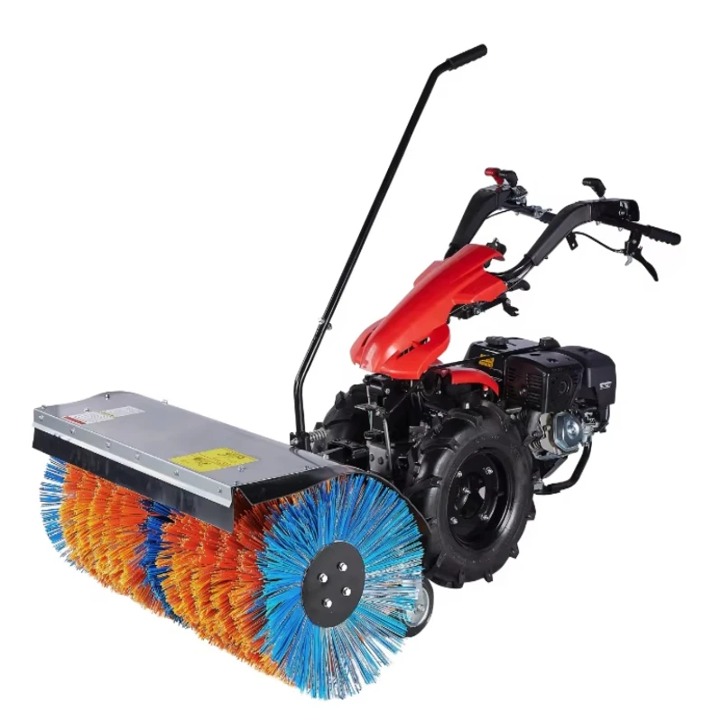 Multifunctional walking snow blower engine snow plow road cleaning