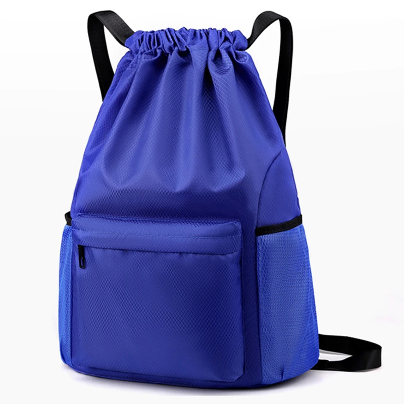 Sac à dos étanche en nylon pour hommes et femmes, sac de voyage de grande capacité, sac de sport de fitness, poche de proximité WString, nouveau, 2025