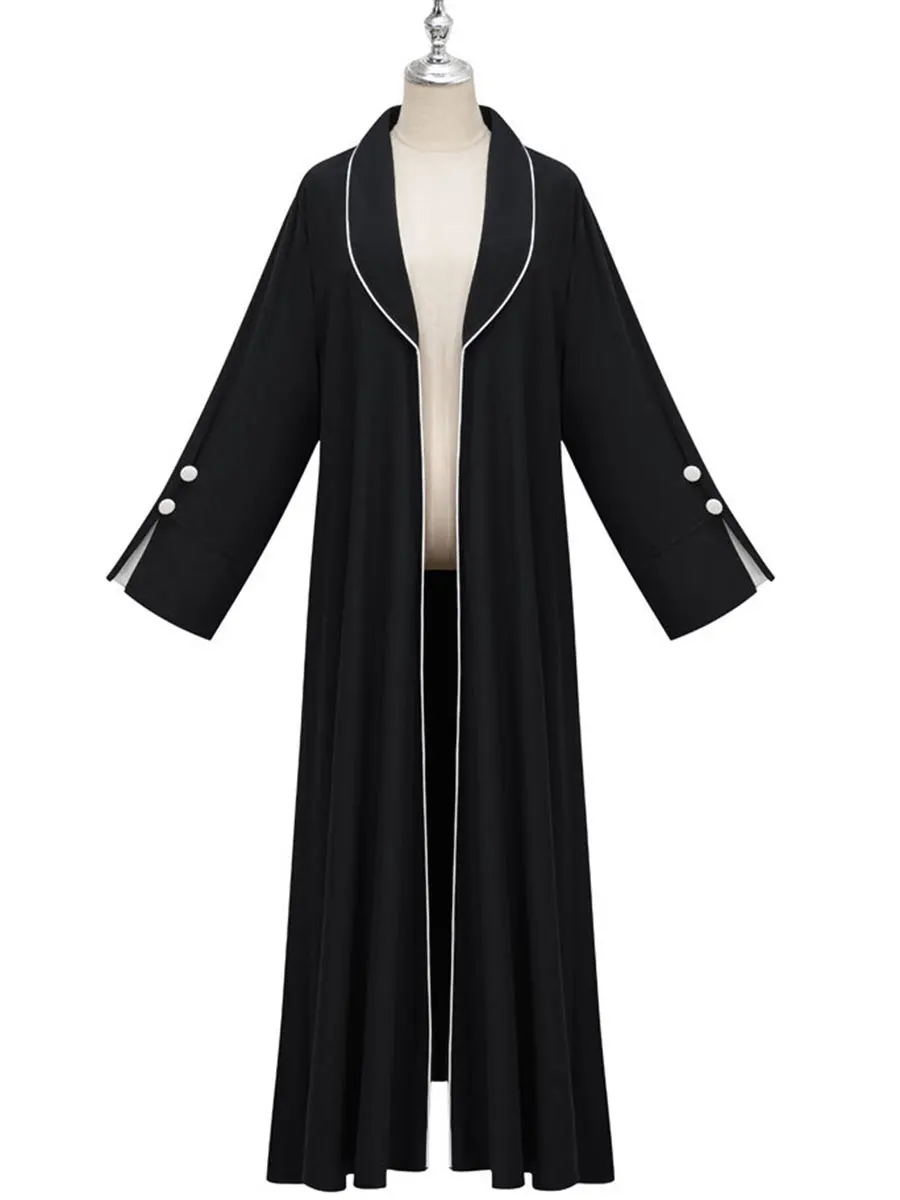 

Fashion Women Clothing Solid Casual Long Sleeve Pleated long Dress Abaya Muslim Saudi Kaftan Moroccan Saudi Robe Dubai Turkish