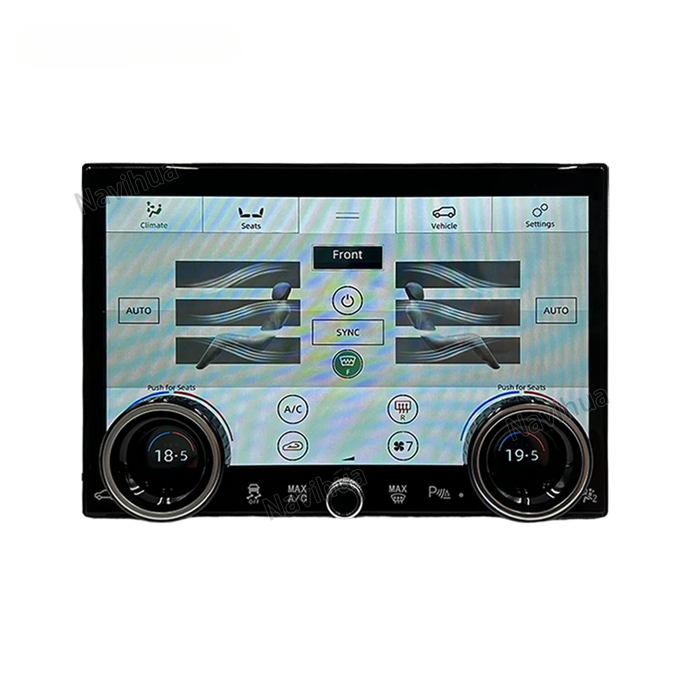 LCD Touch Screen Air Conditioning Climate Control AC Panel for Land Rover Discovery 4 Interior Upgrade Old To New