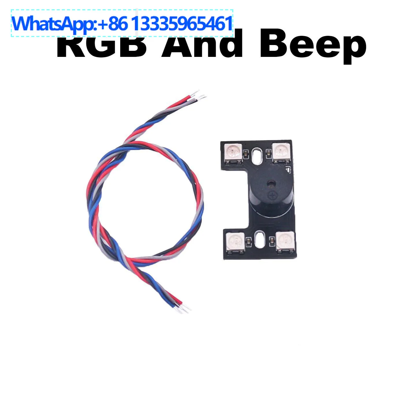 Bo Cube WS2812B LED with speaker quad drone tail light 5V dual mode control