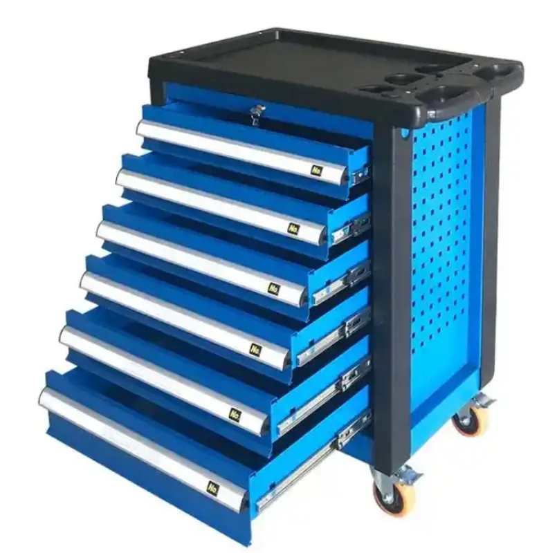 High QualityTool Sets Box Tool Chest Workshop Trolley Heavy Duty 7 Drawers Garage Storage Tool Cabinet