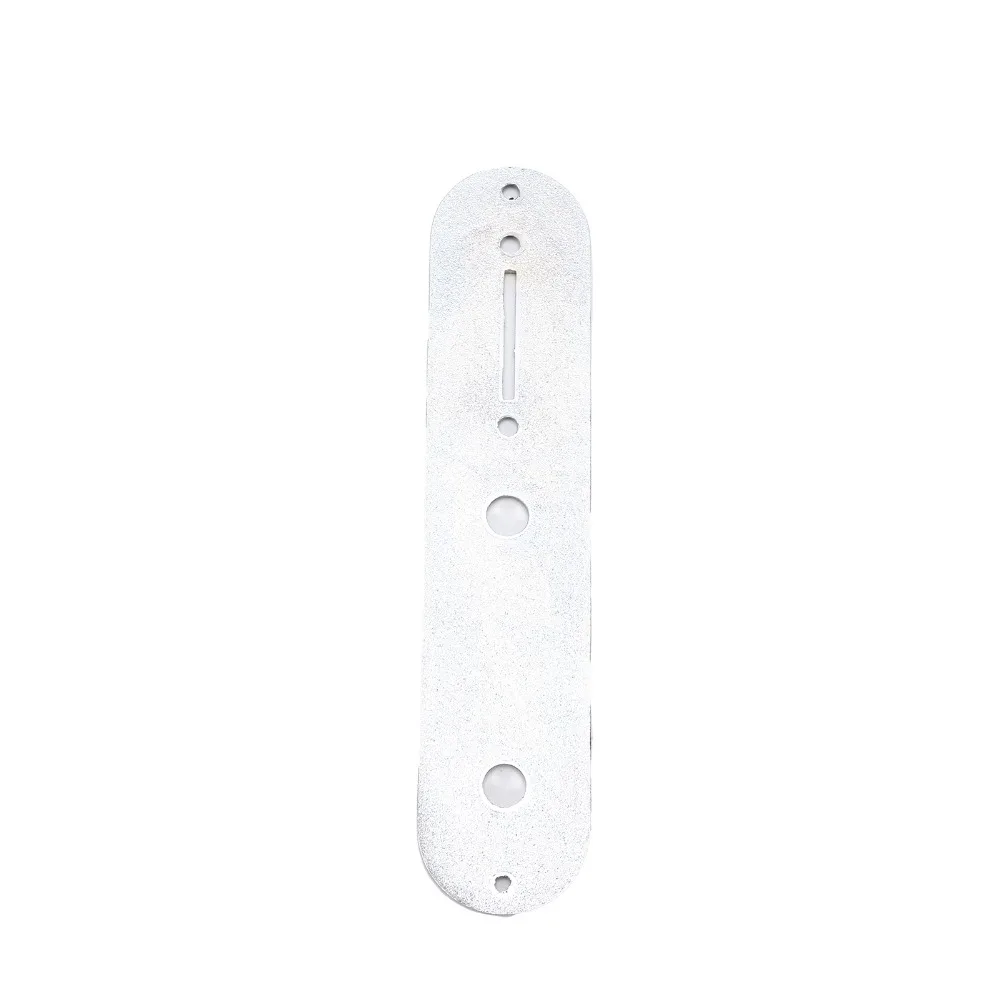 ​ Metal ​ Placa de Control para Guitarra Eléctrica ​ ​ Talla tallada de 160*34.2mm para ​ Placa de Control para Telecaster ​ ​ Orificios para Macetas de 3.7mm/8.6mm de Diámetro ​