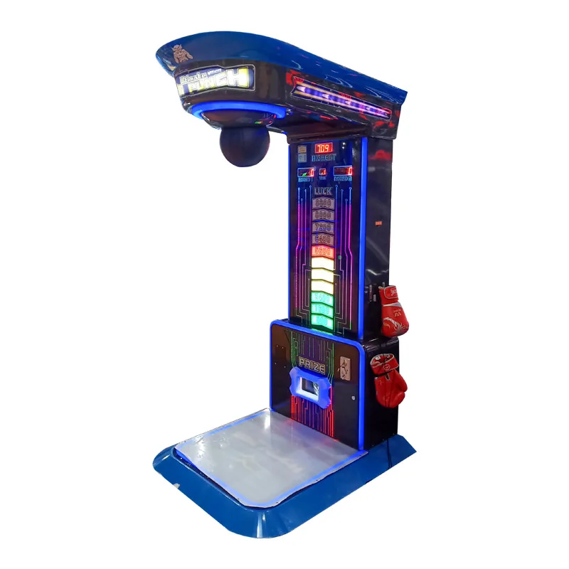 Arcade Boxing Punch Machine, jogo a fichas, martelo eletrônico, parque de diversões de rua, preço para venda