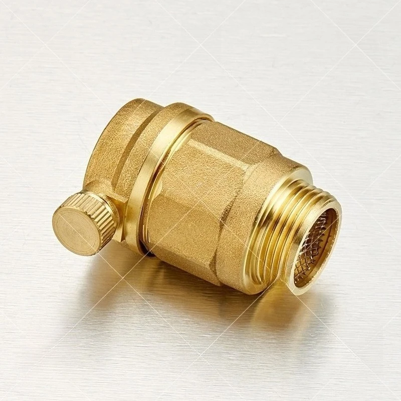 

Valve Brass Flat Mouth Exhaust Valve Pneumatic All-Copper Heating Automatic Exhaust Valve