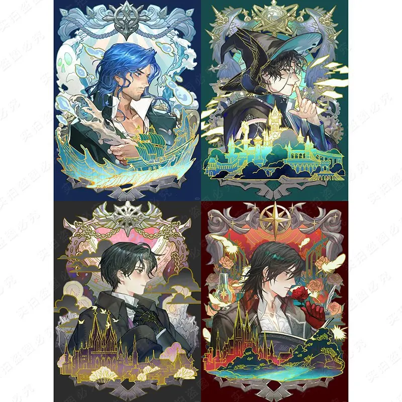 Lord of Mysteries Acrylic Stand Klein Alger Amon Leonard Derrick Novel Anime Figure Desk  Ornament Decor for Fans Gift Keychain