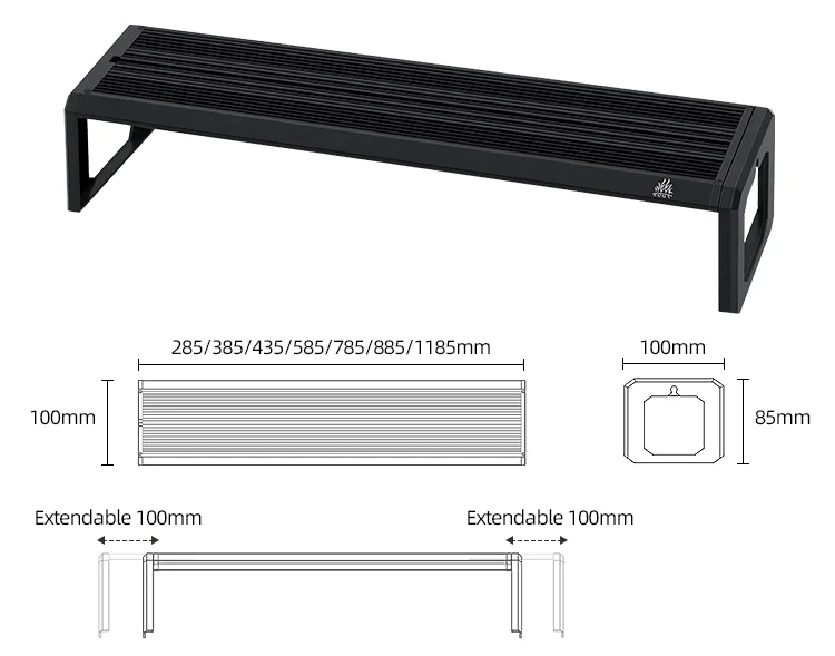 Week Aqua M Series RGB UV LED Aquarium Light Adjustable Bracket Lamp for Planted Tank view 3