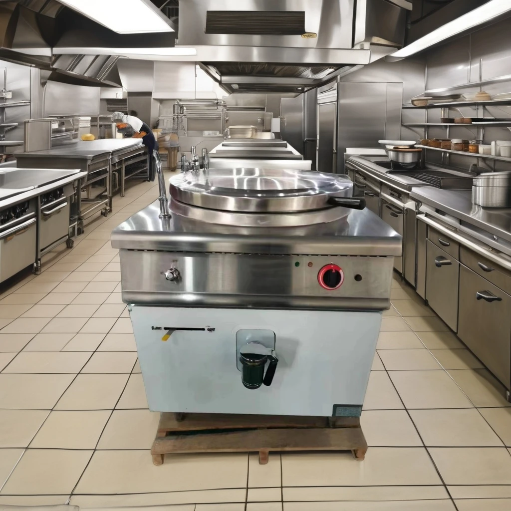 Hot Sale Commercial Free Standing Electric Soup Kettle Electric Jacketed Boiling Pan For Bakery Kitchen Equipment