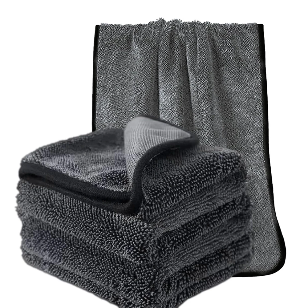 1-10 Peças Toalha de Microfibra para Lavagem de Carros 40x40cm 40x60cm Pano de Limpeza e Secagem Automotiva Detalhamento e Polimento para Casa Cozinha Janela