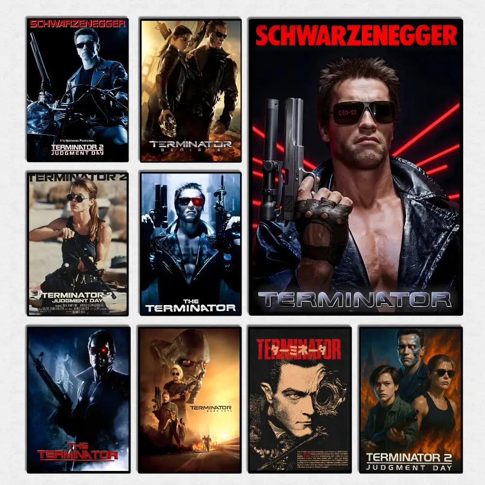 Film „The Terminator“-Poster, hochwertige Wanddekoration für Zuhause, Büro, Schlafzimmer, Wohnzimmer, Flur oder Bar – eine perfekte Geschenkidee.
