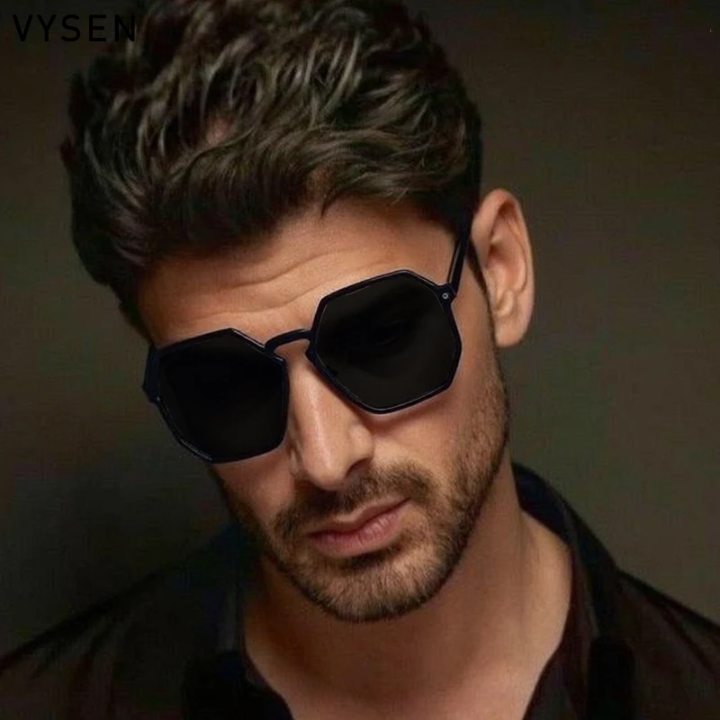 

Steampunk Polygon Square Men Sunglasses 2025 Luxury Brand Classic Sun Glasses Vintage Metal Frame Eyewear UV400 Driving Shades
