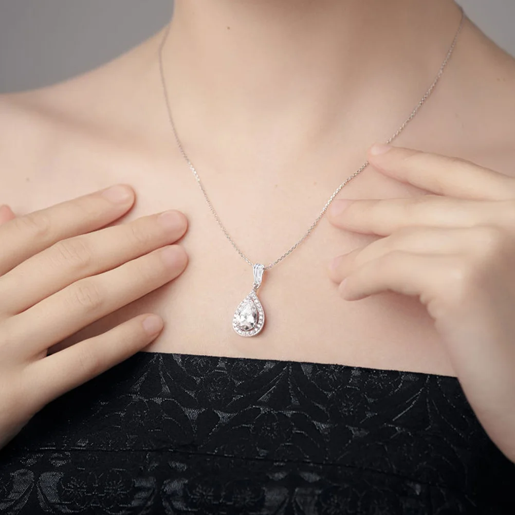 

5pcs Silver Jewelry Pendant Heads Chain Accessories Clasp for Necklace Making Charm Holder Bail Connector