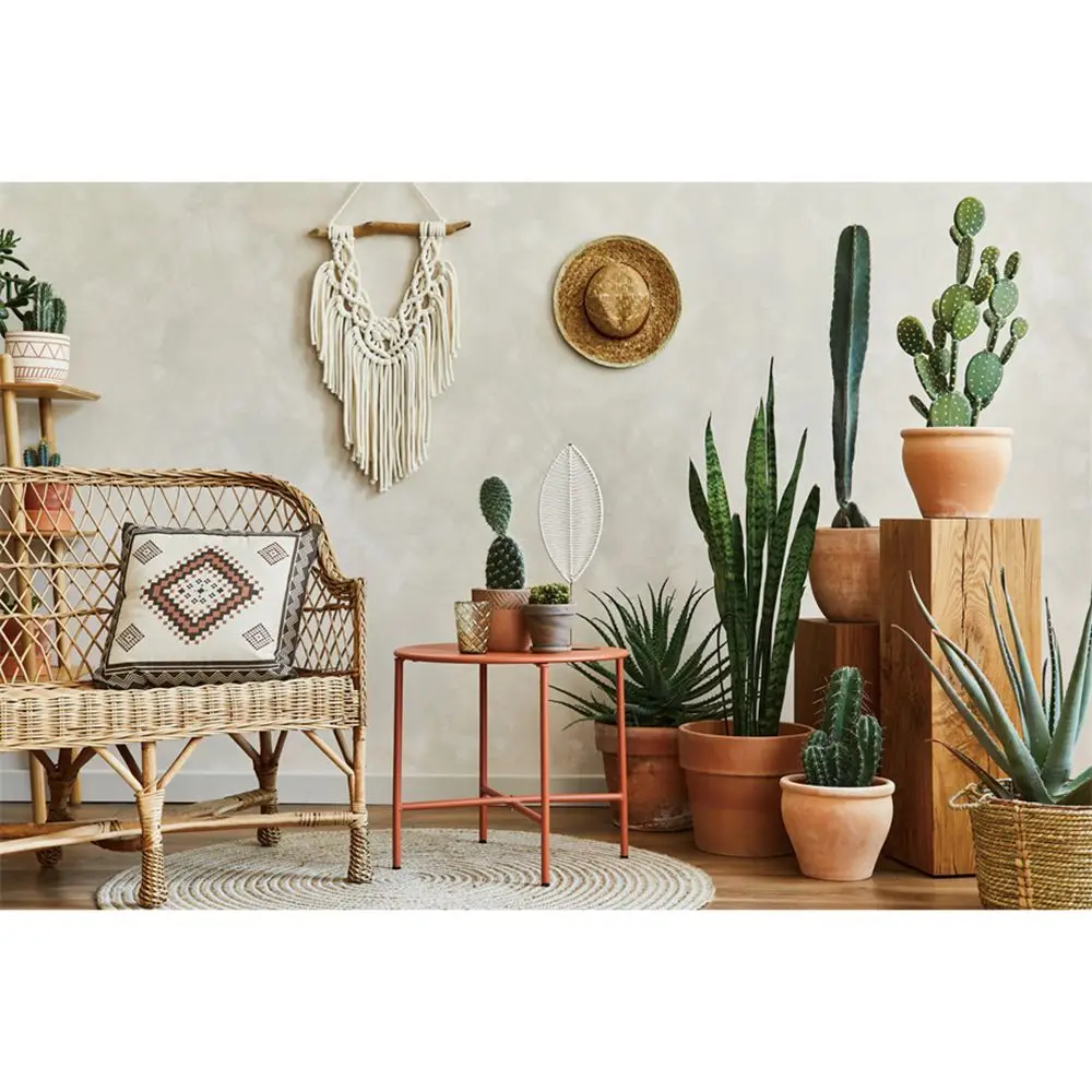 写真の背景,緑のポット,テーブルチェア,カスタム写真,結婚式の小道具