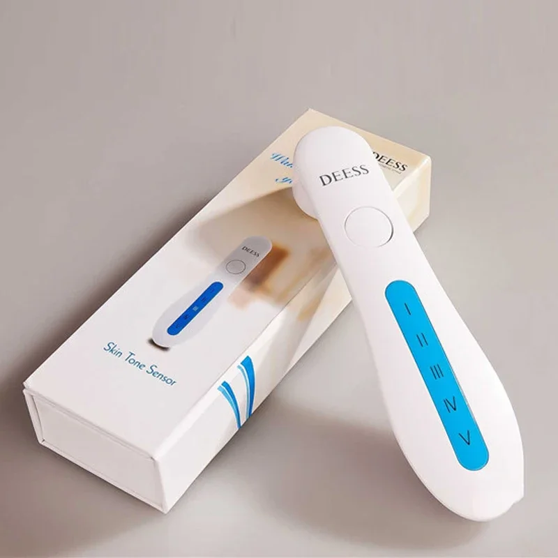 Sensor de tom de pele, testador de espectro, analisador de tom de pele para remoção de pelos, dispositivo laser de diodo 808nm, máquina de beleza