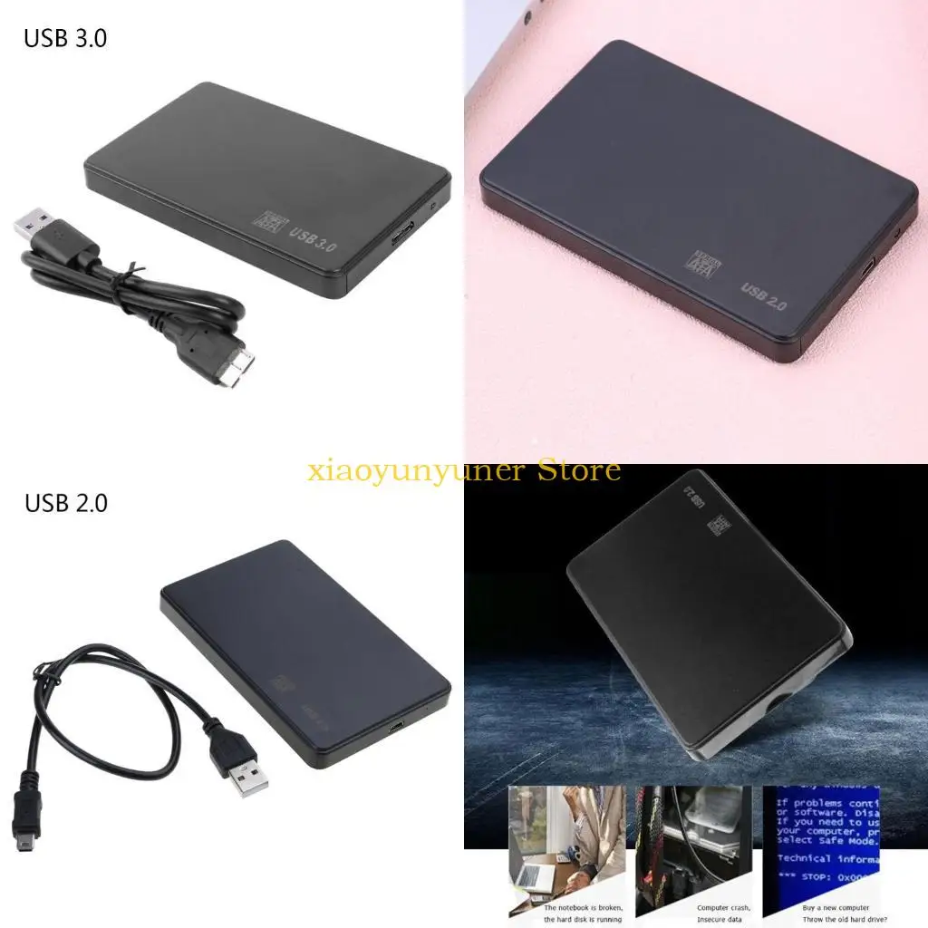 

P9JB SSD for Case Sata to USB 3.0 Hard Drive Disk Enclosure 2.5 inch HDD SSD for Case Support 6Gbps 2T Mobile External HDD En