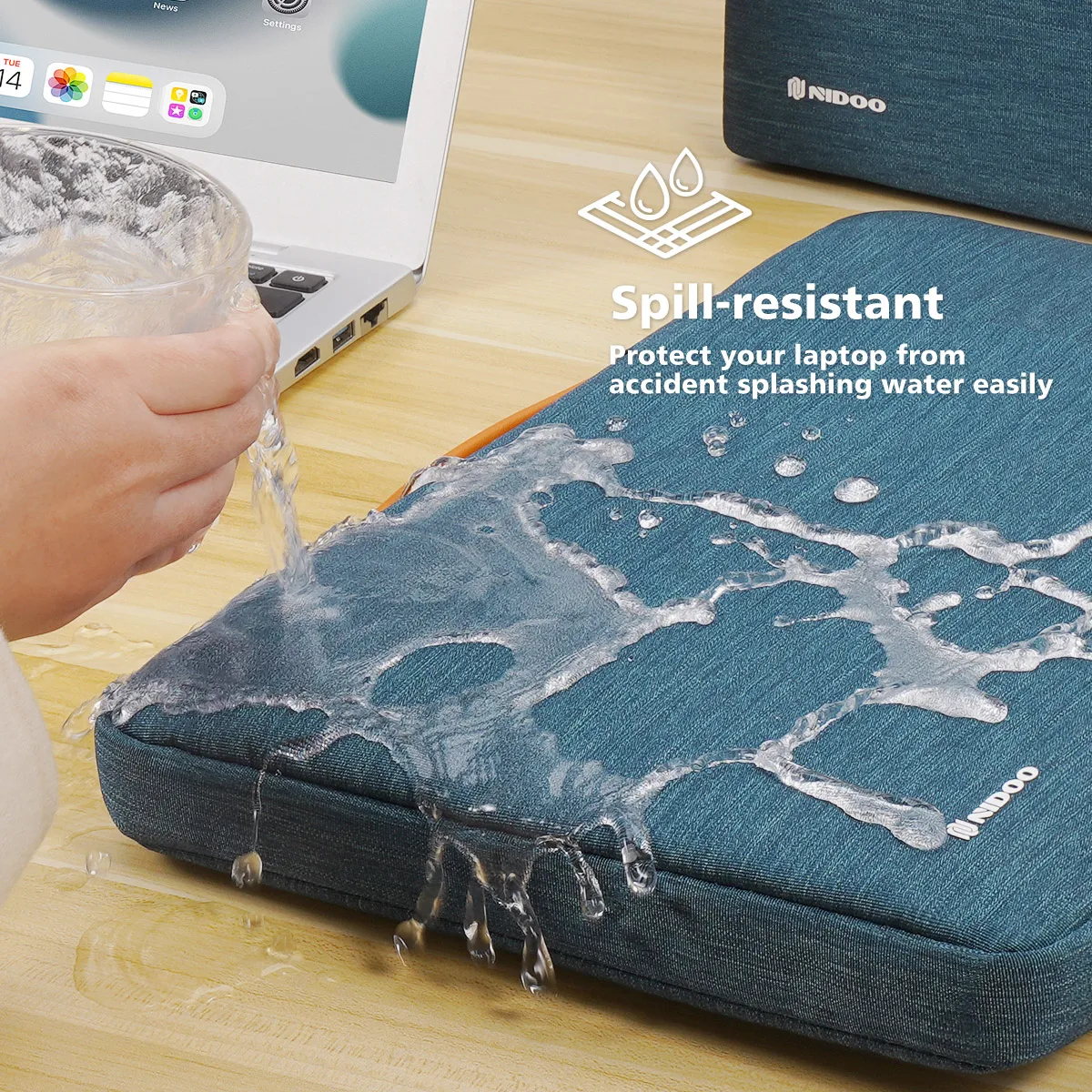 NIDOO Laptop Bag Case 13.3 14 15 Inch Waterproof Notebook Bag Sleeve For Macbook Case M1 Air Pro 13 15 Huawei Handbag Briefcase