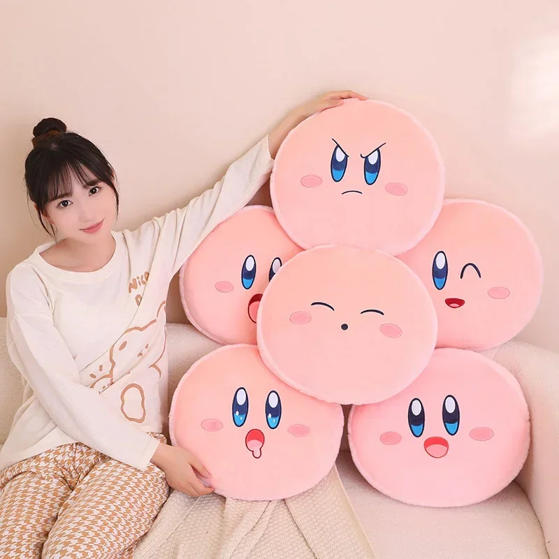 Macaron Star Kabi Plush Throw Pillow Various Expressions Pink Stars Kabi Stuffed Toy Kawaii Pink Tuanzi Plush Doll