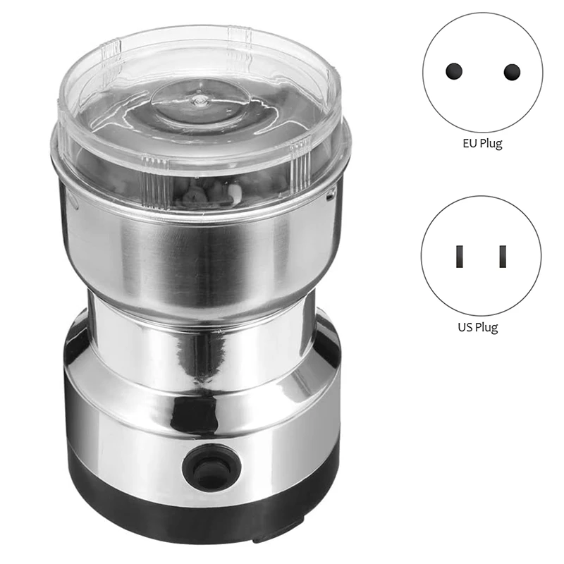 

Coffee Grinder Electric Portabl Household Pepper Legumes Bean Grinding Machine Stainless Kitchen Multipurpose