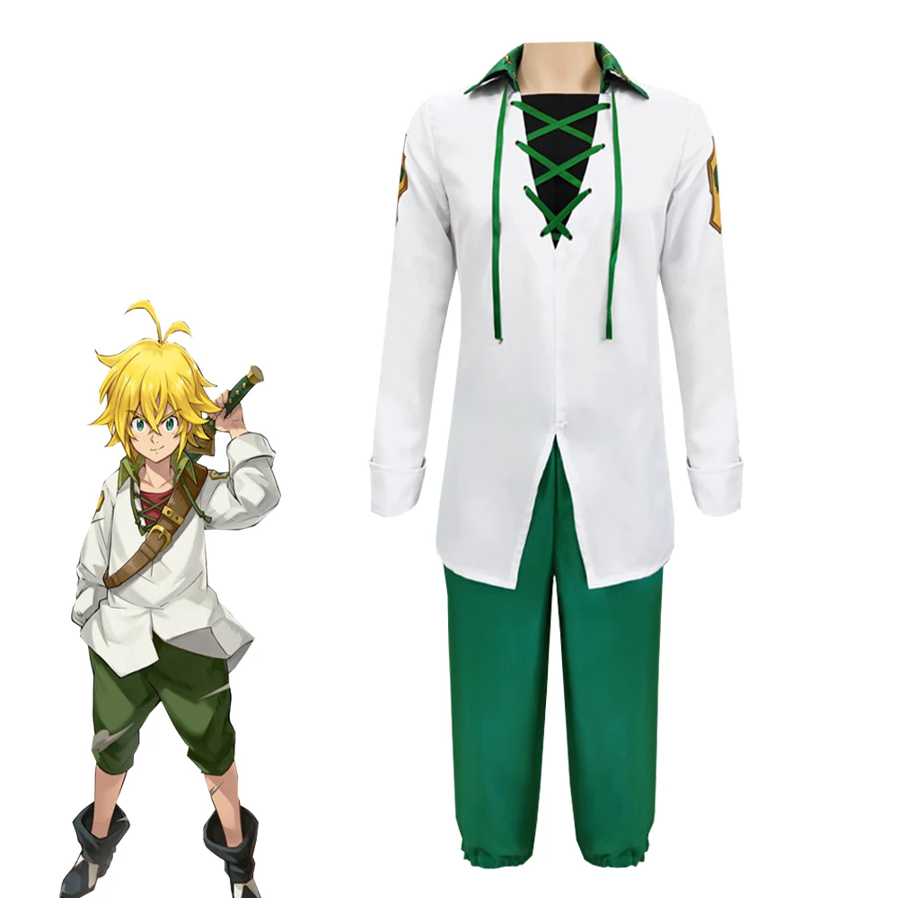 

The Resurrection of The Seven Deadly Sins Commandments Cos Convicting The Sins of Wrath Head Meliodas Cospaly Set