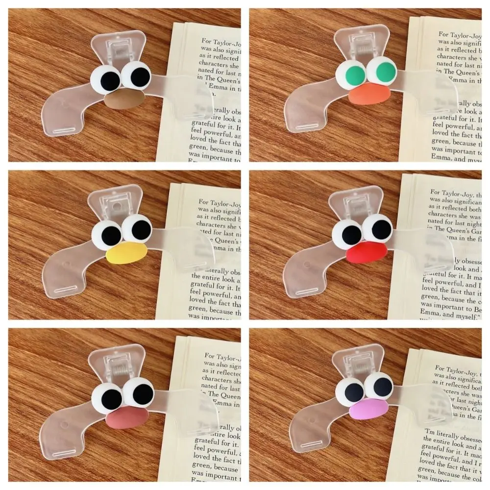 Reading Tool Transparent Page Marker Clip Book Markers Multifunctional Bookmark Clip Convenient Pagination Mark Page Divider
