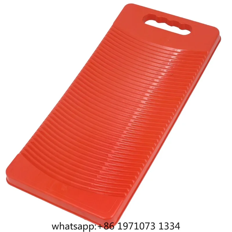 Promotion! Plastic Rectangle Washboard Wash Clothes Board 50cm long red, green, blue random