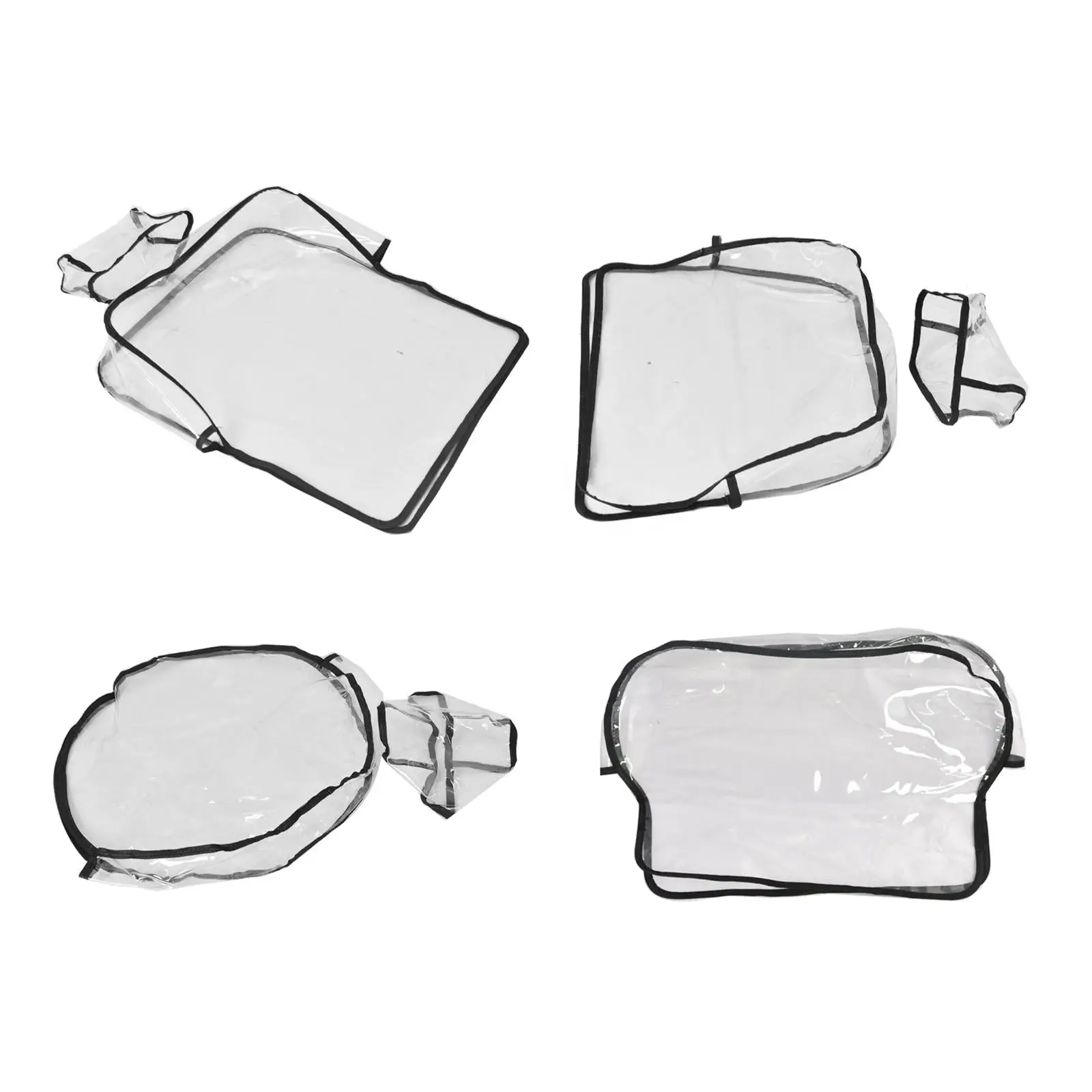 Chair Back Cover Clear Beauty Equipment Upholstery from Stains Moisture Protective for SPA Fits Most Salon Chairs Barber Salon