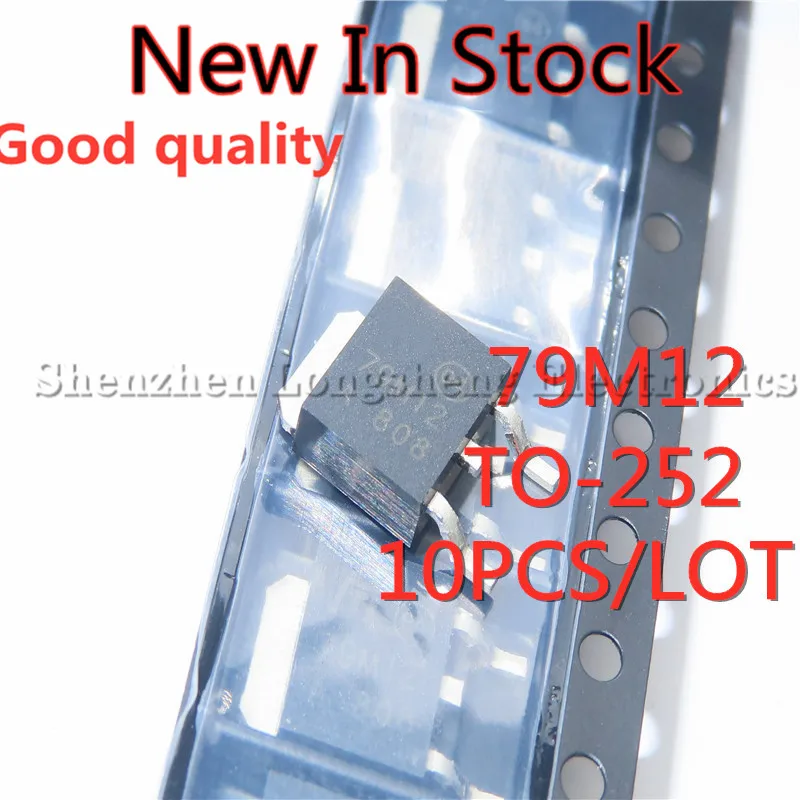 10PCS/LOT L79M12CDT 79M12 TO-252  SMD regulator IC three-terminal regulator tube  New In Stock