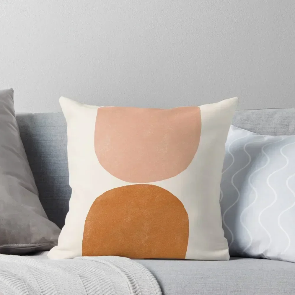 

Terracotta Mid Century Modern Throw Pillow Sofas Covers sleeping pillows Pillowcases pillow