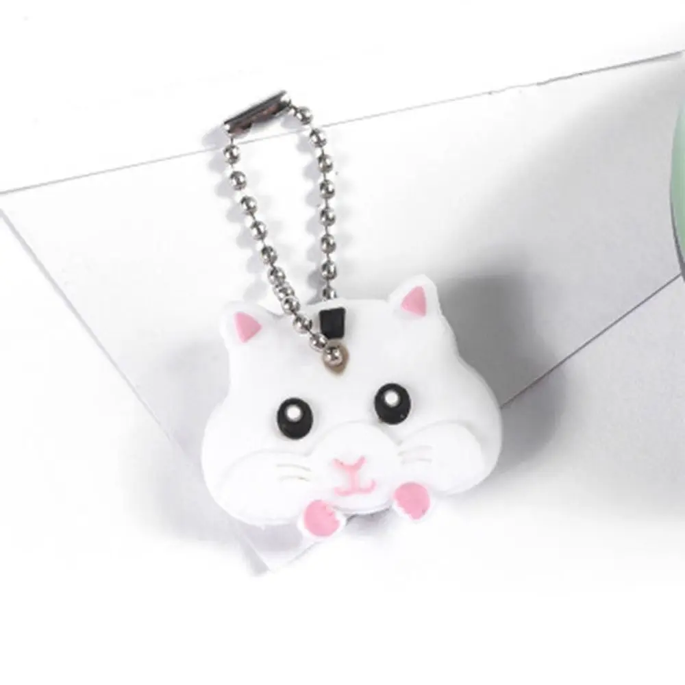Creative PVC Key Protective Case Animals Shape Dog Key Dust Cover Cartoon Key Pendant Coat Keys
