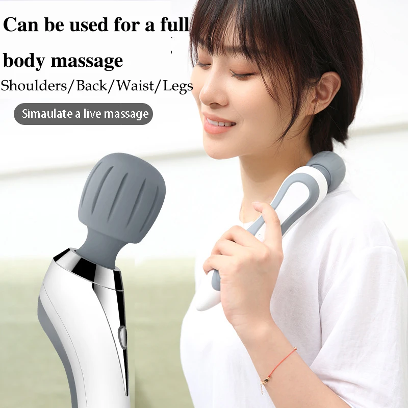 New Handheld Massager - Compact Electric Massage Hammer - Kneading Vibrating Massager - Multi-functional Rechargeable Massager